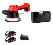 Plattvibrator, 6 växlar, sugkopp, 2 Batteri EU-kontakt