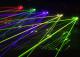 RGB Laserljus, DMX-ljudkontroll, scenbelysningseffekt, svart, EU-kontakt