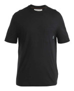 Icebreaker Merino 150 Tech Lite Iii Relaxed Pocket T-shirt Med Korta ärmar Svart S Man