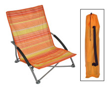 HI Hopfällbar strandstol orange 65x55x25/65cm