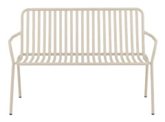 Peking trädgårdssbänk beige.