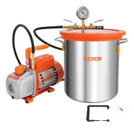 Vakuum pump, enstegs, 5-gallonskammare