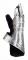 CEN German Medieval Knight Gauntlets LARP Silver Steel