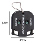 (5-pack) 2-spelare Stroke Counter Golf Score Indikator 2 Siffror
