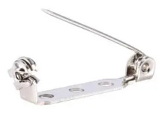 BEL-7694954578789-50st Pin Bar Pins Bakåtlås Rullande säkerhetsspärr DIY Crafts cof