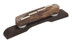 BEL-7643669957761-Mandolintillbehör 4-strängad rosenträ gitarrbro Mando musikinstrumenttillbehör