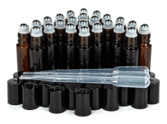 aplex 24 Amber 10 ml Glasrulleflaskor med rostfria rullkulor. 3-3 ml droppar ingår
