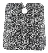 Vuxen professionell salong Zebra Stripe Barber Cape Hair Cutting Styling Förkläde för frisör