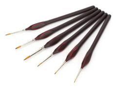 HURRISE hook line penna Virkad tråd pensel nylon hår pensel Gouache akvarell färg penna