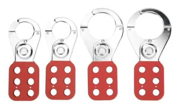 HURRISE Låsning Hasp för hänglås Lockout Tagout Säkerhet Hasp Tagout Hasp Kit 6 hål Sabotagesäker rostbeläggning
