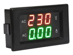 Fast A/V-skärm YB4835VA Digital Display AC 500V/50A Amperemeter LED Voltmeter AC Display med 0,39 tums LED
