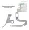 HURRISE Symaskinsdelar 2st Multifunktionella hushållsöverlockslingor Alloy Looper symaskintillbehör