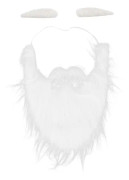 Falska mustaschskägg Justerbart elastiskt rep Santa Claus Set för jul