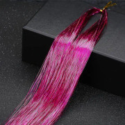 Shxx 36 tums hårglitter Glittrande glitter glitter Fairy Hair Extensions Värmebeständig Party Highlight Xq-bs90