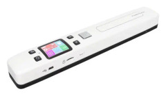 HURRISE Dokumentskanner Fotoskanner, Dual Mode Portable Scanner för datorskanningsprogram Svart Vit