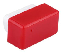 HURRISE chip tuning box gränssnitt OBD2 Eco Nitro OBD2 Plug Drive OBD2 Performance Chip Tuning Box（Röd）