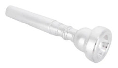 HURRISE Trumpet Tillbehör 3C Trumpet Munstycke Musikinstrument Tillbehör för Yamaha Bach Conn King (Silver)