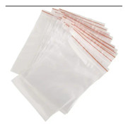 100 stycken i förpackning - 8x12cm Ziplock-påse/Ziplock-påse/Transparent