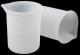 10st silikon 100ml mätkopp för smycken kristallskala re Clear 10pcs