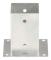 Stolpeankare 4 st Galvaniserad metall 91 mm - SALUTUYA - BD00720
