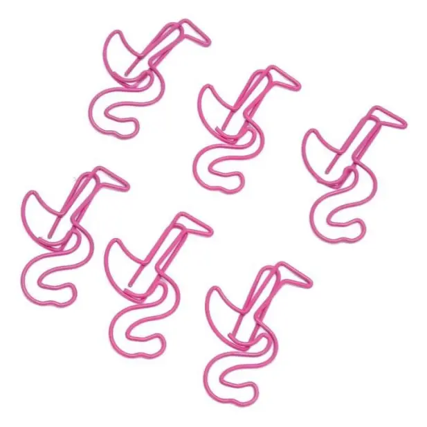 BEL-Cute Shape pappersklämmor Gem, 100 st lätta och bärbara gem Utsökt utseende formade metall gem