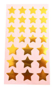 50-pack - Stickers Stars Gold