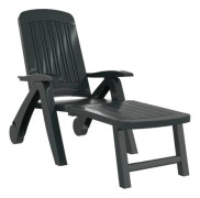 BEL-7458880587402-Vikbar polypropylen Lounge Chair Grön