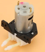 HURRISE peristaltisk vätskepump D-2 2*4 mm DC 24V DIY peristaltisk vätskedoseringspump för laboratorieanalys