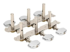 HURRISE Guitar Tuner Klassisk Guitar Tuning Pegs Strängmaskiner 3 Chrome Tuning Machines