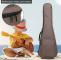 BEL-7643669913033-Ukulele Ryggsäck Dubbel Zip Nylon Tjock förvaringsväska för instrument