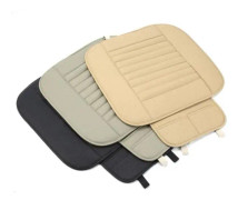 HURRISE Universal bilstolsdyna 1PZ Nuovo Beige PU Pelle Coprisedili Copri Sedili Cuscino Per Auto Seduta Sedile