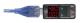 HURRISE USB-mätare USB Färg LCD Voltmätare Amperemeter Strömmätare Multimeter Laddare USB Tester (svart)