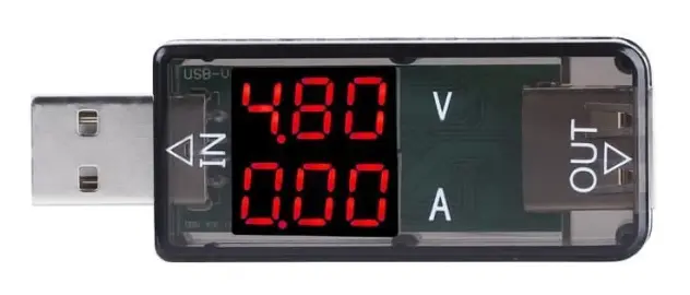 HURRISE USB-mätare USB Färg LCD Voltmätare Amperemeter Strömmätare Multimeter Laddare USB Tester (svart)