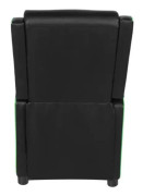 Justerbar vinkelfåtölj - Enkel vilstol - 103,5 x 74 x 65 cm - Svart och grön BEL-91