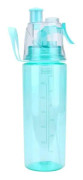 600 ml läckagesäker plastflaska med spray (blå)