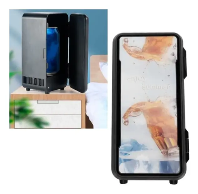 XUY Mini Kylskåp Mini Kylskåp Snabbkylning USB Dryckesvärmare