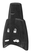 Fällbar bilnyckelskydd för Buick/Opel/Chevrolet 2 knappar Sva Blac