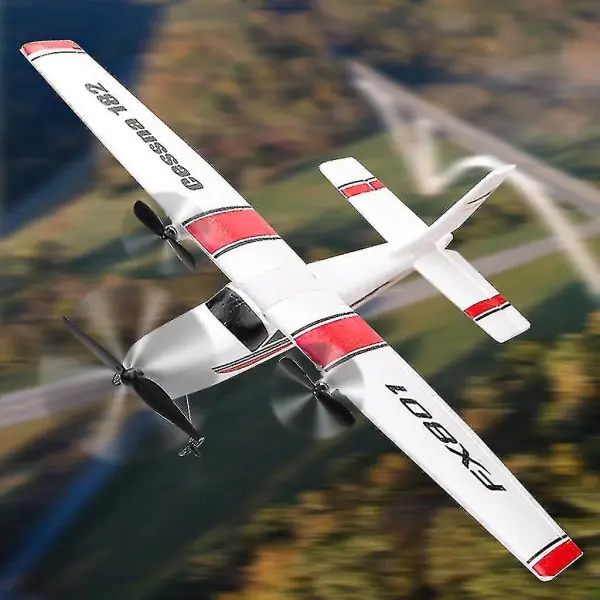 Fx-801 2,4g Radiokontroll 2ch Rc Flygplan Drone Glider utomhusleksak