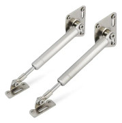 100n/22lb Gasfjäder Mjukstängande Gångjärn, Långsam Sänkning Lock Locket Håller Långsam Öppen Falldörr Flik För Kökskåp Skåp Skrivbord, 2 Pack db