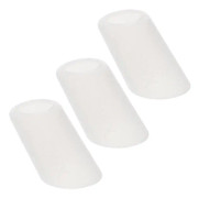 3 st Tekanna pipskydd Anti-läckage tekanna pipskydd Skyddande silikonskydd（3,5X2X2CM，Vit）