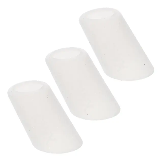 3 st Tekanna pipskydd Anti-läckage tekanna pipskydd Skyddande silikonskydd（3,5X2X2CM，Vit）