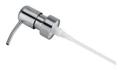 BEL-7293629044484-Tvålpump 1st 304 Rostfritt stål flytande tvål Schampo Vit Silver Pump Kök Badrum Användning