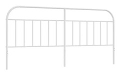 Sänggavel i vit metall 200 cm - FDIT - Klassisk - Tidlös