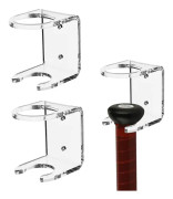 4 st Akryl Baseball Bat Väggfäste, Baseball Bat Rack, Väggmonterad Baseball Bat Hållare, Softball Väggställ Hållare Rack, För Förvaring Eller Visning