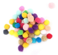 200 bitar av olika Pompoms Craft Pompom Balls Present