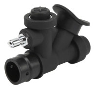 HURRISE Scuba Diving BCD Power Inflator Universal Scuba Diving 45 graders Oral Power Inflator