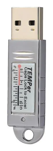 USB Termometer Temperatursensor Data Logger Recorder För PC Windows XP Vista/7