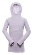 Alpine Pro Full Dragkedja Fleece Gorfo Lila 140-146 cm