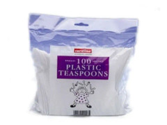 Caroline Teskedar av plast (80-pack)