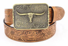 Western Cowboy Bältesspänne Herrbälte 125CM 125cm